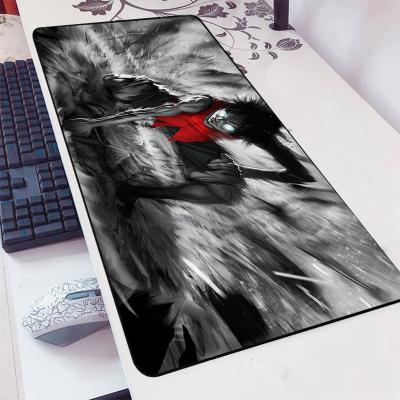 China Anti-Slip Anime Gaming Mouse Pad Large Mouse Pad Rubber Keyboard Mat Table Mat PC Mousepads With Lock Edge for sale