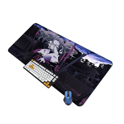 China Genshin Anti-Skid Impact Customized MousePads Computer Laptop Anime Mouse Mat Top Selling Wholesale Gaming Pad for sale