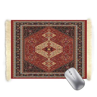 China High Quality Anti-Slip Custom Printed Oriental Persian Style Carpet Small Mouse Pad Gamer Mousepad for sale