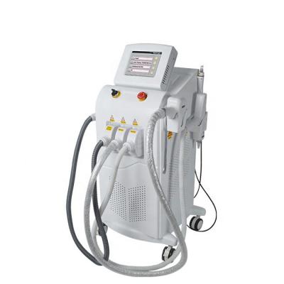 China Anti-puffiness OEM ODM 4 in 1 Elight+diode 808 laser+Q-switched ND yag laser tattoo hair removal machine 532 nm yag 1064 nm for sale