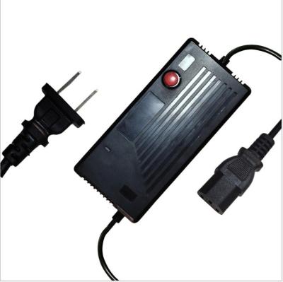 China Solar Car Start Power Charger Electric Car Charger Lamp 54.6V5A Power Supply Lithium Battery Charger for Power Station, Scooter, LiFeP04 for sale