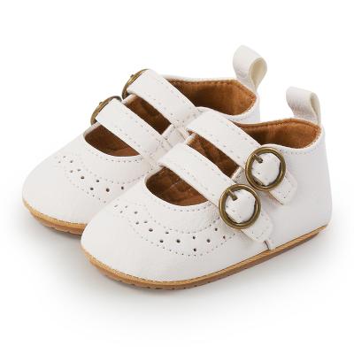 China PU Leather Popular Baby Flat Casual Sneakers Newborn Toddler Baby ShoesWholesale Baby Shoes for sale