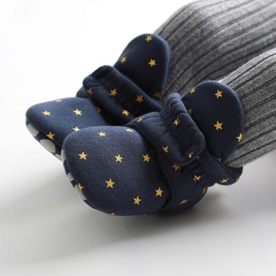 China Breathable Infant Toddler Infant Cotton Anti Falling Soft Baby Booties Booties Socks Indoor Soft Baby Shoe for sale