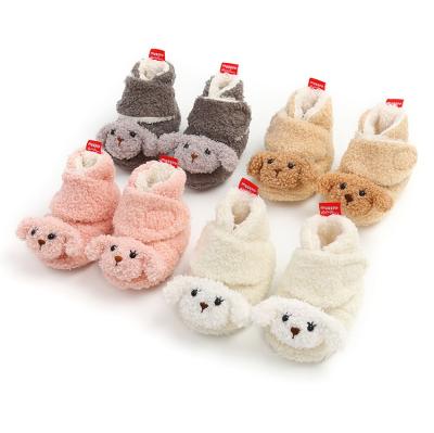 China Newborn Soft Baby Shoes Non-slip Babies Socks Boys And Girls Kids Soft Warm Cotton Breathable Cartoon Cute for sale