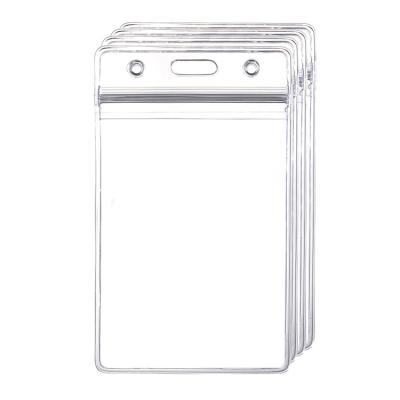 China Transparent Fashion Factory Card ID Holder Ziplock For Company for sale