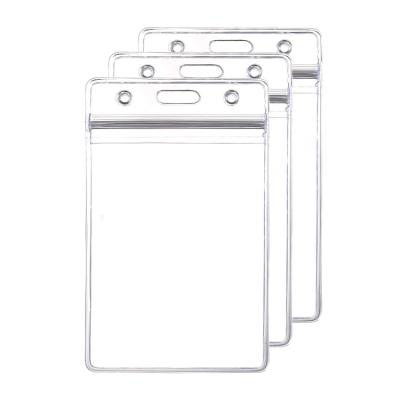 China Transparent Fashion Factory ID Card Holder Ziplock For Company for sale