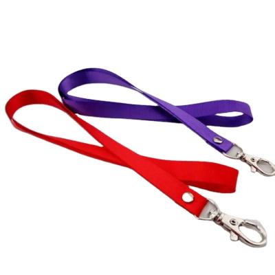 China Factory Customized Color Polyester Certificate Lanyard Factory Work Badge Sling Factory Metal Buckle Heat Transfer for sale