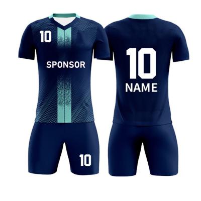 China Quick Dry Breathable Comfortable Multi designs digital printing custom team football jersey plain blank soccer jersey for sale