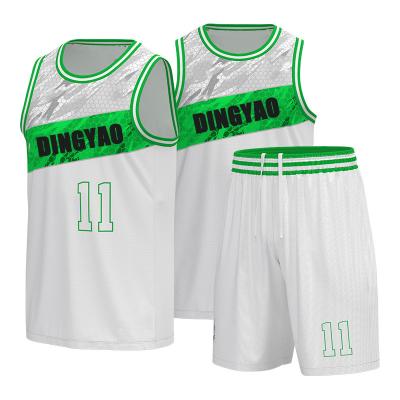 China Anti-Bacterial Popular custom basketball jersey  sublimated basketball jersey uniform design for men for sale