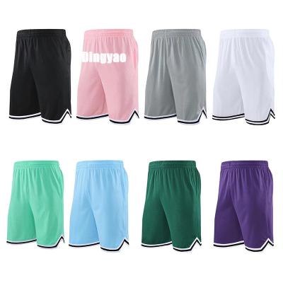 China Anti-wrinkle Plain outdoor custom logo mens basketball shorts athletic polyester mens shorts for sale