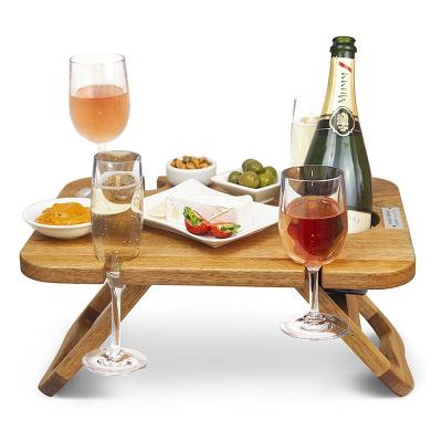 China BBQ Modern Camping Removeable Outdoor Wooden Rectangular Folding Picnic Table With Legs for sale