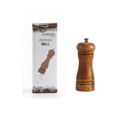 China Sustainable classic manual wooden salt and pepper grinder for sale