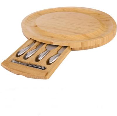 China Sustainable Highest Level Affordable Prices Bamboo Cheese Board for sale