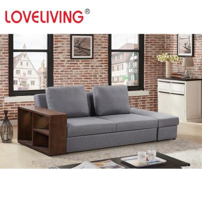 China (Others)Adjustable Home Furniture Sofa Set With Shoe Cabinets Tea Table And Book Case Modern Living Room Sofa Bed European Style for sale