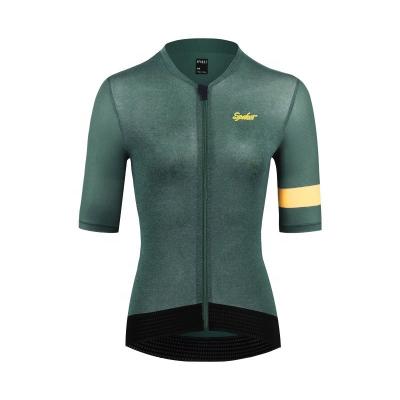 China Pro Team Perspiration Clothes Bikes Breathable Sun Protection Breathable Italy Spring And Autumn Clothes Woman Cycling Jersey Uniform for sale