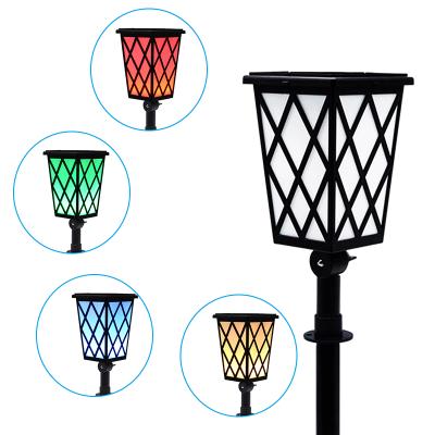 China Led waterproof ip65 led RGB solar christmas lights parking pathway outdoor Solar garden lights for sale