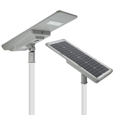 China Modern dusk to dawn 12V MPPT controller permanent battery powered all in one solar street light outdoor for sale