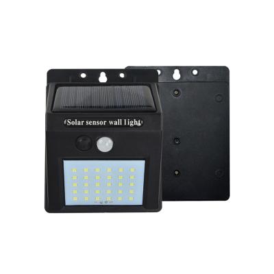 China Outdoor solar wall light waterproof ABS sensor automatic solar powered exterior lighting for sale