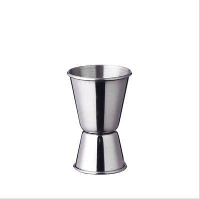 China Japanese Bars Clubs 20/40ml Stainless Steel Wine Measuring Cup Bar Cocktail Jigger for sale