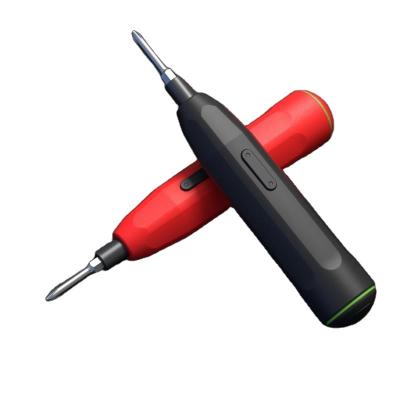 China 1200mAh Electric Manual Electric Screwdriver Rechargeable Built-in Screwdriver Bits Set L157xDia 34mm for sale