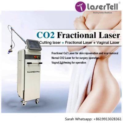 China 10600nm Co2 Fractional Laser Machine Skin Care Wrinkle Removal Acne Removal Rejuvenation for sale