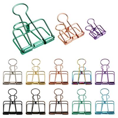 China Clamps for Office and School Supplies Amazon Sale Binder Multicolor Paper Clips Instruct Bill Bill Clip Stationery Office Use for sale