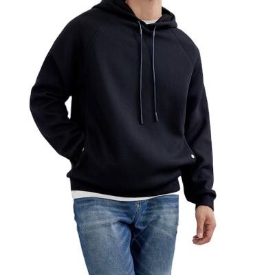 China Autumn And Winter High End Knitted Woolen Air Layer Mens Breathable Hoodie Coat for sale