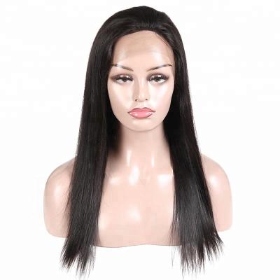 China Wholesale Straight Lace Front Wigs Human Hair Lace Front Wigs Peruvian Virgin Hair 13*6 Hot Sale Silky Straight Wave Lace Front Wigs For Color Women for sale