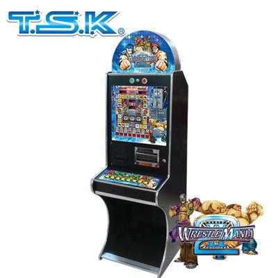 China Super Sale Wooden/Plastic/Metal Wrestlemania 2 VIP Game Slot Casino Arcade Machine for sale