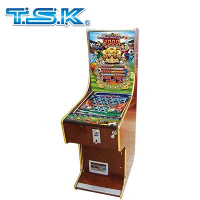 China Wood/Plastic/Metal 6 Bolas Pinball Machine: TSK Taiwan New Coin Operated 5 Soccer 6 Balls Tragamonedas Game Machine 6 7 8 9 Laces for sale