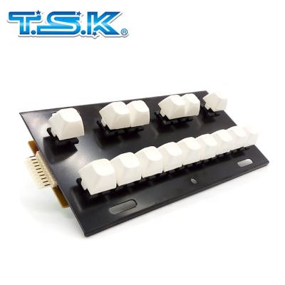 China Plastic Keyboard Accessory For Casino Mario Slot Machine 15 Keys for sale