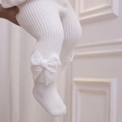 China 2021 Breathable Running Winter Shear Warm Fuzzy Socks Cute Velvet Girls Bow Comfortable Soft Baby Kids Socks Thick Pantyhose Socks for sale