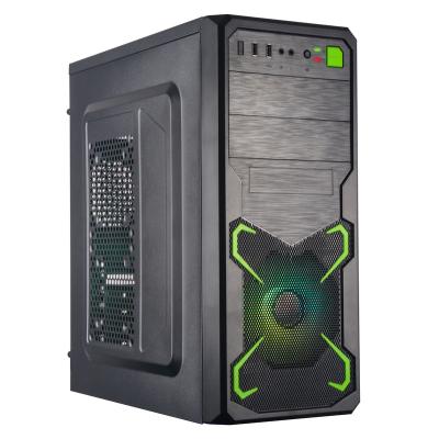 China With Fan ATX Tower Case Good Quality Full CPU Cabinet Computer Case Computer Desk Case for sale