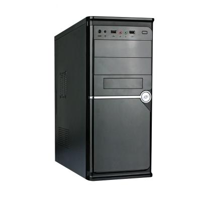 China With Fan Bulk ATX PC With Power Supply Fan Plexiglass CPU Cabinet Computer Case Cooled Horizontal PC Chassis for sale