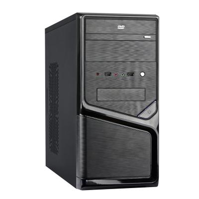 China With Fan Production PC Hardware Full Tower Aluminum Front Panel Led Compact Micro ATX Case for sale