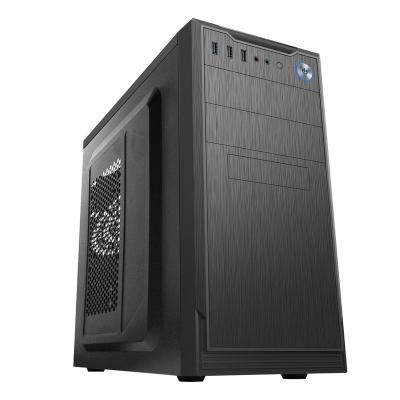 China With Fan Production PC Hardware Full Tower Aluminum Front Panel Led Compact Micro ATX Case for sale