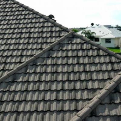 China Economy Metal Lightweight Stone Coated Roof Tile In Various Colors LT-SCMRT02 for sale