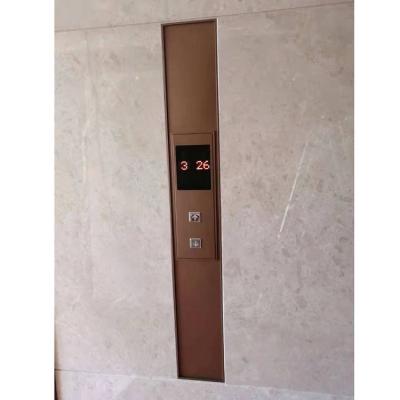 China Modern Elevator LOP Panel Stainless Steel Lobby Call Panel For Rooms for sale