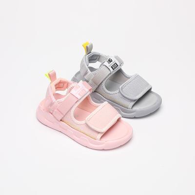 China Flat Children's sports sandals, ultra light soft bottomed beach shoes, 2023 summer new non-skid open toe fashion trend for men and wo for sale