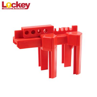 China Lockey Safety Ball Valve Lockouts Durable Small Adjustable Red Locks Devices With Locking Handle for sale