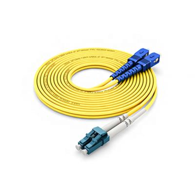 China Network Customized Telecom Fiber Optic Patch Cord Single Mode SC UPC/RPA To LC UPC/RPA Optical Fiber Jumper for sale