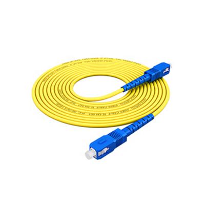 China Telecom Network Customized 1 SC UPC SM Fiber Optic 2 3 5 Pigtails Jumper 10m To SC UPC Fiber Optic Patch Cord for sale