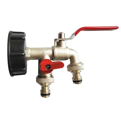 China Double End Valve Fittings Converter Couplings Modern Construction Brass Faucet for sale