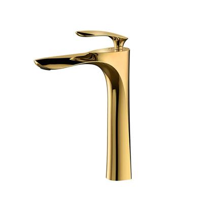 China Gold Sensitive / Single Handle Sense Faucets Factory Direct Sales Single Faucet For Bathroom for sale