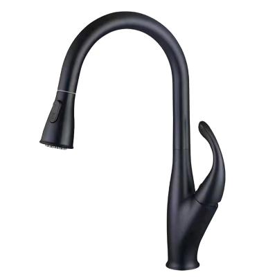 China Thermostatic Faucets Pull Out Single Hole Handle Swivel Kitchen Faucet 360 Degree Water Mixer Tap Mixer Tap for sale