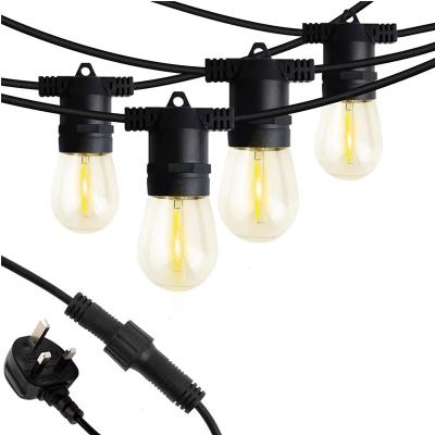 China E26 LANDSCAPE S14 Interface LED Bulb Light String High Voltage Christmas Lights For Outdoor Camping Holiday Party for sale