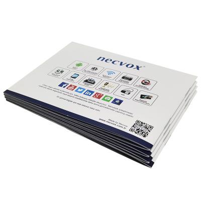 China paper & Cardboard Free Sample Instruction Booklet Custom Brochure Flyer Printing Service for sale