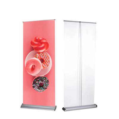 China Retractable Portable PVC Logo Pattern Aluminum Stand Screen Customizable Best Seller Roll Up Banner for sale