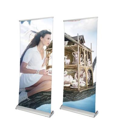 China Retractable Portable Vending Photographic 2021 Color Printed Screen Custom Foil Roll Up Banner for sale