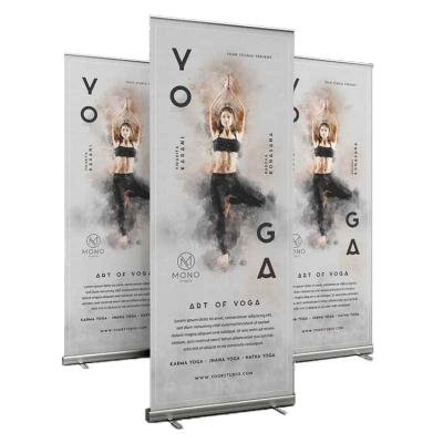 China 80*200cm Retractable Portable Aluminum Roll Banner, Advertising Stand Banner, Saving Roll Banner for sale